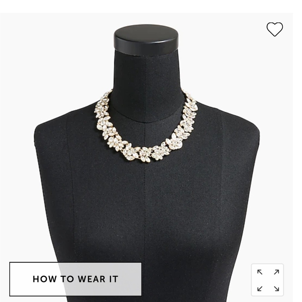 J Crew Crystal Statement Necklace - Picture 2 of 5